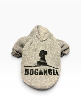 Dog Sweatshirt. Dogangel. Grey. Size small.